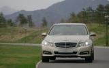 Mercedes-Benz E-Class LWB cornering