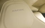 Aston Martin Rapide leather embossed seats