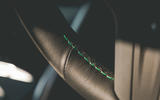 Alpina B3 Touring 2020 road test review - steering wheel stitching