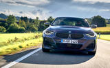 15 BMW 2 Series M240i 2021 first drive review on  road nose