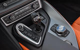 BMW i8 Roadster 2018 review gearstick