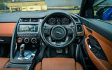 Jaguar E-Pace review dashboard