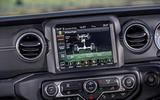Jeep Wrangler 2019 road test review - infotainment offroad