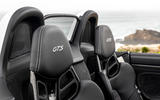 Porsche 718 Boxster GTS 4.0 2020 road test review - seat details
