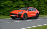 Porsche Cayenne Coupé 2019 review - action front