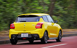 Suzuji Swift Sport Japan-spec review cornering rear