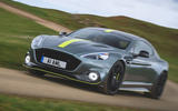 Aston Martin Rapide AMR 2019 first drive review - cornering front
