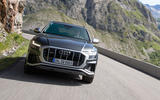Audi SQ8 2019 road test review - on the road nose