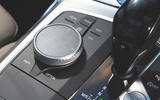 BMW 3 Series 320d 2019 Road Test review - iDrive controller