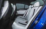 BMW M5 2018 review rear seats