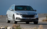 Skoda Octavia Estate 2020 road test review - on the road front
