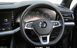 Volkswagen Touareg 2018 road test review steering wheel