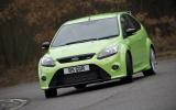 Ford Focus RS hard cornering