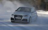 Audi A1 Quattro on snow