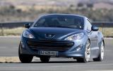 Peugeot RCZ GT THP200 cornering