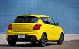 Suzuji Swift Sport Japan-spec review rear quarter