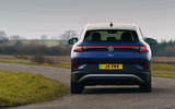 17 volkswagen id 4 2021 uk first drive review cornering rear