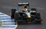Lotus F1 returns; Vettel fastest