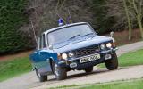 Vintage police cars: Rover P6 3500S