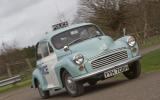 Vintage police cars: Morris Minor 