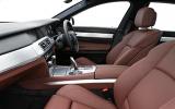 BMW 740d M Sport interior