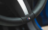 BMW X2 M35i 2019 road test review - steering wheel badge