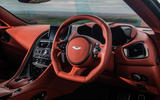 Aston Martin DBS Superleggera 2018 road test review - steering wheel