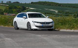 Peugeot 508 SW Hybrid 2020 road test review - on the road front