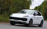 Porsche Cayenne Turbo 2018 road test review on the road front