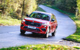18 Skoda Kodiaq vRS 2022 road test cornering front