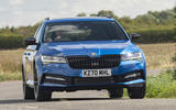 18 Skoda Superb Estate 2021 RT update on road front