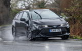 Toyota Corolla Touring Sports 2019 road test review - cornering front