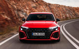 19 Audi RS3 2021 first drive review on road front