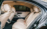 19 Mercedes Benz S Class 2022 road test review rear seats