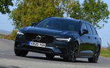 Volvo V90 T6 Recharge PHEV 2020 road test review - on the road front