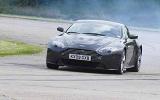 Aston Martin Vantage hard cornering