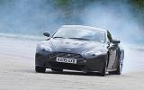 Aston Martin Vantage drifting