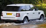 Range Rover Sport wading