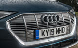 Audi E-tron 55 Quattro 2019 road test review - front bumper