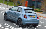 2 Fiat 500 electric 2022 road test review tracking rear
