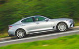 2 Genesis G70 2021 road test review side pan