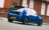 Honda e 2020 road test review - hero rear