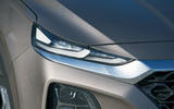 Hyundai Santa Fe 2019 road test review - headlights