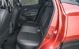 Nissan Juke 2020 road test review - rear seats