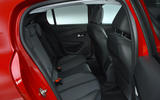 Peugeot e-208 2020 road test review - rear seats