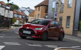 Toyota Yaris 2020 road test review - cornering front