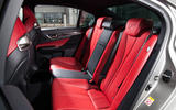 Lexus GS F rear seats