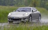 Porsche Panamera 4 in the wet