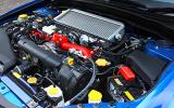 2.5-litre Subaru Impreza WRX STI engine