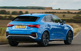 Audi Q3 Sportback 2019 road test review - cornering rear